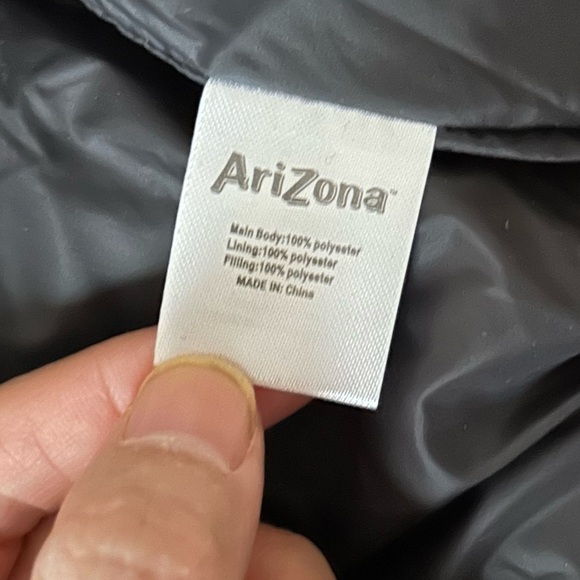 Arizona Green Tea floral Puffer Jacket / Coat - Picture 10 of 13